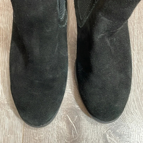 Emu Australia Ellin Suede Chelsea Boot Waterproof Merino Wool Lining Black 6 - Picture 5 of 16